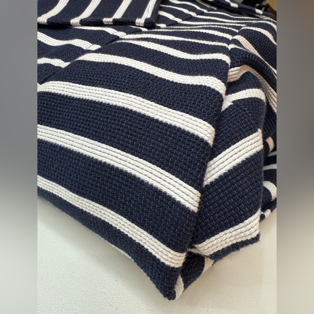 NANETTE LEPORE Navy Striped Women's Jacket / Blazer Women’s size 4 - Picture 9 of 9